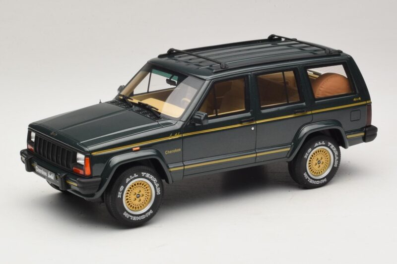 Jeep Cherokee XJ Limited Dark Hunter Green Otto 1:18 OT1340 Hars