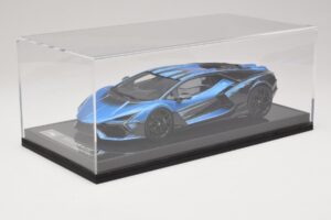 Lamborghini Revuelto Blue Black IVY Merit 1:18 REMC040 Hars — afbeelding 6 van 7
