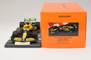 McLaren MCL38 #4 L. Norris Monaco GP Winner 2024 Minichamps 1:18 537242604 Hars — afbeelding 6 van 7