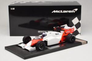 McLaren MP4/2 TAG #7 A. Prost Portuguese GP Winner 1984 Minichamps 1:18 537841807 Hars — afbeelding 7 van 7