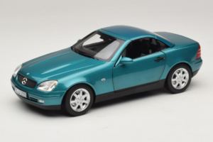 Mercedes SLK R170 Vivianite Green Norev 1:18 183021 Metaal — afbeelding 3 van 10
