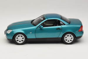 Mercedes SLK R170 Vivianite Green Norev 1:18 183021 Metaal — afbeelding 5 van 10