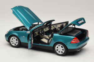 Mercedes SLK R170 Vivianite Green Norev 1:18 183021 Metaal — afbeelding 7 van 10