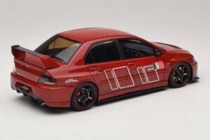 Mitsubishi Lancer Evolution IX MR Fast & Furious Rood Ignition Model 1:18 2374 Hars — afbeelding 2 van 6