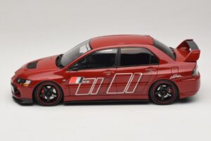 Mitsubishi Lancer Evolution IX MR Fast & Furious Rood Ignition Model 1:18 2374 Hars — afbeelding 3 van 6