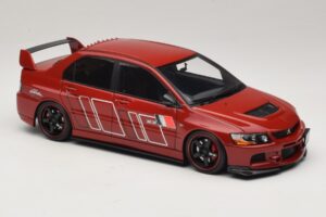 Mitsubishi Lancer Evolution IX MR Fast & Furious Rood Ignition Model 1:18 2374 Hars — afbeelding 4 van 6