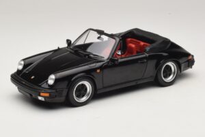 Porsche 911 3.2 Carrera Cabriolet Zwart Minichamps 1:18 100063035 Metaal