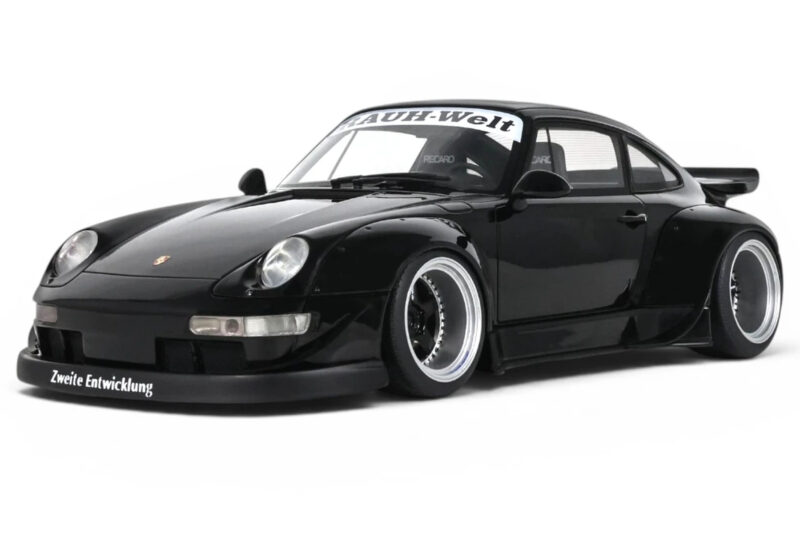 Porsche 911 993 RWB Zwart GT Spirit 1:18 GT587 Hars