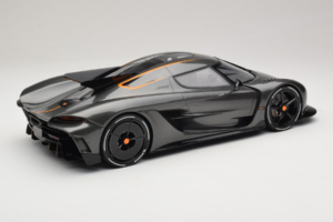 Koenigsegg Jesko Absolut 0-400-0 km/h Record Graphite Grey GT Spirit 1:18 GT575 Hars — afbeelding 2 van 6
