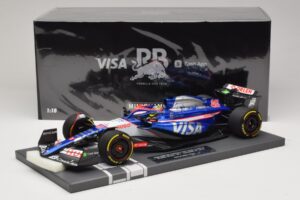Visa Cash App RB VCARB 01 A. Iwasa FP1 Japanese GP 2024 Minichamps 1:18 117240440 Hars — afbeelding 7 van 7