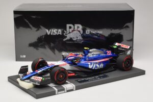 Visa Cash App RB VCARB 01 Y. Tsunoda 2024 Minichamps 1:18 117240122 Hars — afbeelding 7 van 7