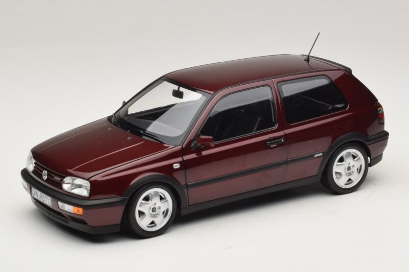 Volkswagen Golf VR6 Mk3 Indian Red Gelimiteerde Editie Norev 1:18 188505 Metaal