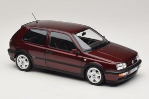 Volkswagen Golf VR6 Mk3 Indian Red Gelimiteerde Editie Norev 1:18 188505 Metaal — afbeelding 6 van 8