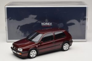 Volkswagen Golf VR6 Mk3 Indian Red Gelimiteerde Editie Norev 1:18 188505 Metaal — afbeelding 8 van 8