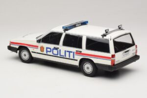 Volvo 740 GL Stationwagon Politi Norway Minichamps 1:18 155171796 Metaal — afbeelding 5 van 6