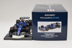 Williams Racing FW45 A. Albon British GP 2023 Minichamps 1:18 117231123 Hars — afbeelding 6 van 7