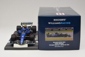 Williams Racing FW45 L. Sargeant British GP 2023 Minichamps 1:18 117231102 Hars — afbeelding 6 van 7