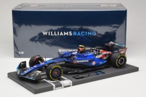 Williams Racing FW45 L. Sargeant United States GP 2023 Minichamps 1:18 117231902 Hars — afbeelding 6 van 6