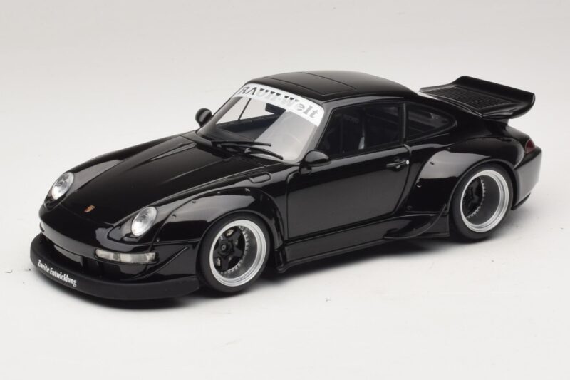 Porsche 911 993 RWB Zwart GT Spirit 1:18 GT587 Hars