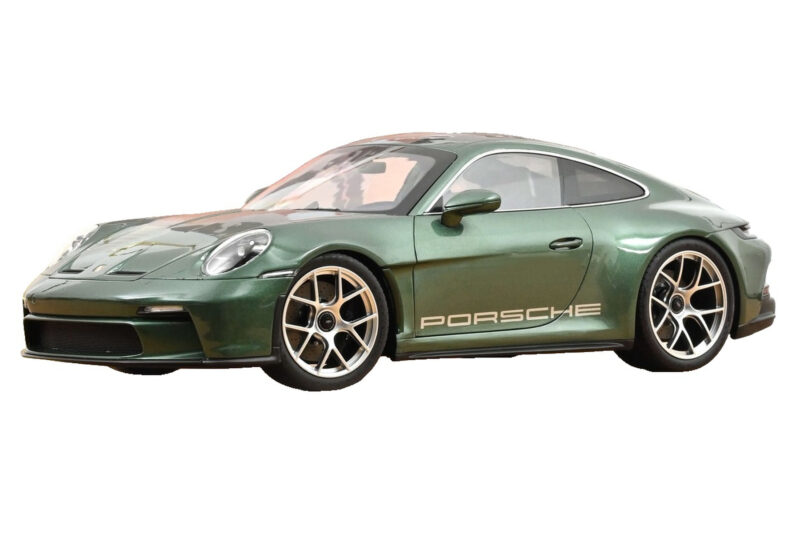 Porsche 911 992 S/T Malachite Green Metallic Norev 1:12 127552 Metaal