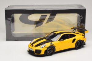 Porsche 911 GT2 RS 991.2 Nurburgring Lap Record Geel GT Spirit 1:18 GT972 Hars — afbeelding 6 van 6