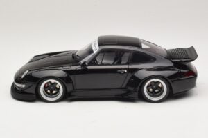 Porsche 911 993 RWB Zwart GT Spirit 1:18 GT587 Hars — afbeelding 3 van 6