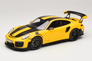 Porsche 911 GT2 RS 991.2 Nurburgring Lap Record Geel GT Spirit 1:18 GT972 Hars