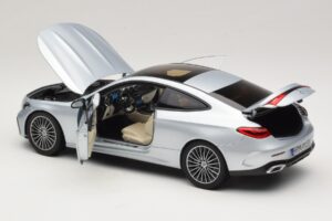 Mercedes CLE C236 Coupé Hightech Silver Norev 1:18 183939 Metaal — afbeelding 5 van 8