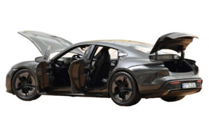 Porsche Taycan Turbo S Slate Grey Neo Norev 1:18 187654 Metaal — afbeelding 2 van 5