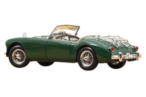 MG MGA British Racing Green Norev 1:18 182610 Metaal — afbeelding 3 van 5