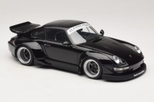 Porsche 911 993 RWB Zwart GT Spirit 1:18 GT587 Hars — afbeelding 4 van 6