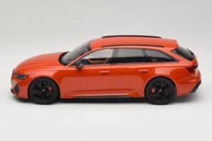 Audi RS6 C8 Avant Oranje Metallic Minichamps 1:18 155018012 Metaal — afbeelding 3 van 6