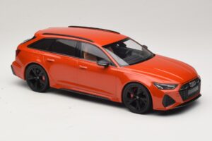 Audi RS6 C8 Avant Oranje Metallic Minichamps 1:18 155018012 Metaal — afbeelding 4 van 6