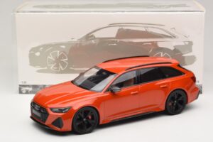 Audi RS6 C8 Avant Oranje Metallic Minichamps 1:18 155018012 Metaal — afbeelding 6 van 6