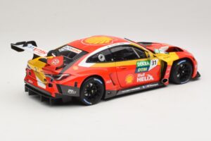 BMW M4 GT3 #31 Schubert Motorsport S. van der Linde Winner DTM Lausitzring 2022 Minichamps 1:18 113222031 Metaal — afbeelding 3 van 8