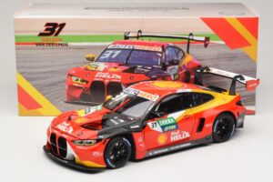 BMW M4 GT3 #31 Schubert Motorsport S. van der Linde Winner DTM Lausitzring 2022 Minichamps 1:18 113222031 Metaal — afbeelding 8 van 8