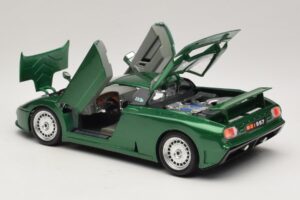 Bugatti EB110 Groen Metallic Bburago 1:18 3003 Metaal — afbeelding 5 van 8