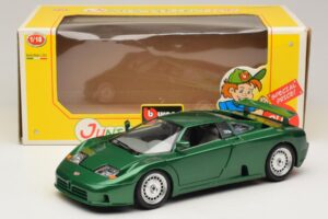 Bugatti EB110 Groen Metallic Bburago 1:18 3003 Metaal — afbeelding 8 van 8