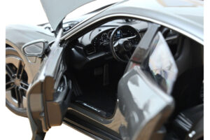 Porsche Taycan Turbo S Slate Grey Neo Norev 1:18 187654 Metaal — afbeelding 4 van 5