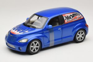 Chrysler PT Cruiser Bestel Blauw Hot Wheels 1:18 29616 Metaal