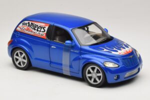 Chrysler PT Cruiser Bestel Blauw Hot Wheels 1:18 29616 Metaal — afbeelding 5 van 7
