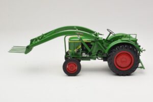 Deutz F2L 514 Tractor Voorlader Groen Minichamps 1:18 109144071 Metaal — afbeelding 3 van 6