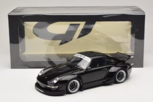 Porsche 911 993 RWB Zwart GT Spirit 1:18 GT587 Hars — afbeelding 6 van 6