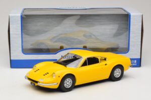Ferrari Dino 246 GT Geel MCG 1:18 MCG18168 Metaal — afbeelding 6 van 6