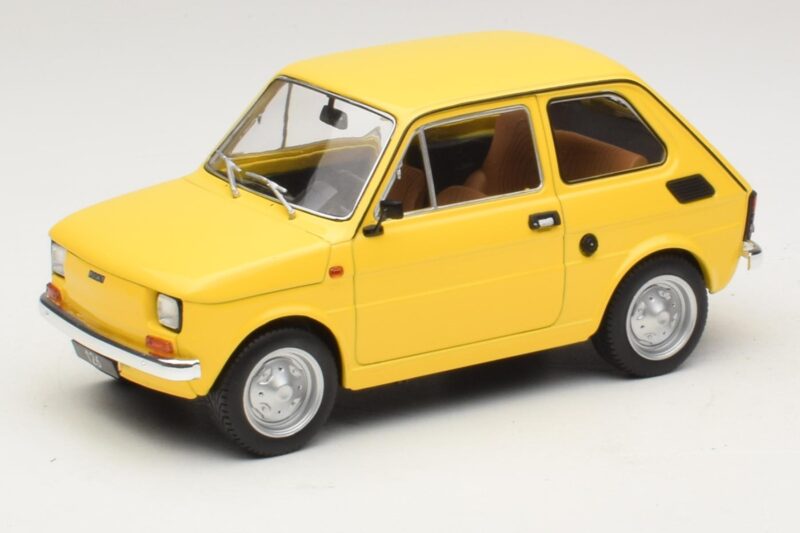 Fiat 126 Geel MCG 1:18 MCG18667 Metaal