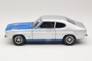 Ford Capri RS2600 Mk1 Silver Blue Minichamps 1:18 150089072 Metaal — afbeelding 3 van 6