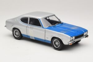 Ford Capri RS2600 Mk1 Silver Blue Minichamps 1:18 150089072 Metaal — afbeelding 4 van 6