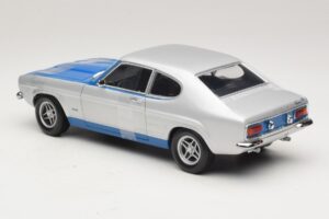 Ford Capri RS2600 Mk1 Silver Blue Minichamps 1:18 150089072 Metaal — afbeelding 5 van 6