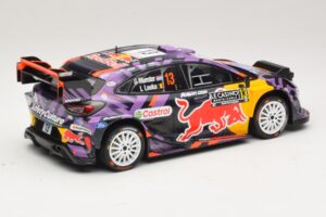 Ford Puma Rally1 #13 G. Munster / L. Louka Rally Monte Carlo 2025 IXO 1:18 18RMC231B Metaal — afbeelding 2 van 6