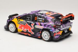 Ford Puma Rally1 #13 G. Munster / L. Louka Rally Monte Carlo 2025 IXO 1:18 18RMC231B Metaal — afbeelding 5 van 6